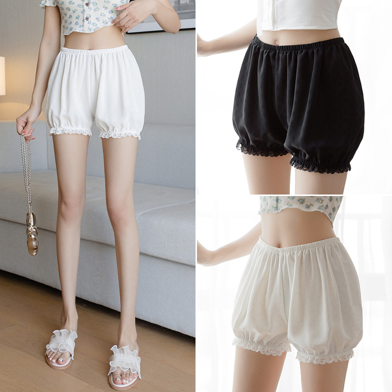 Pumpkin pants, a cute summer girl, breathable and leak-proof leggings, loose safety pants, Japanese lolita, can be worn over shorts pic 1