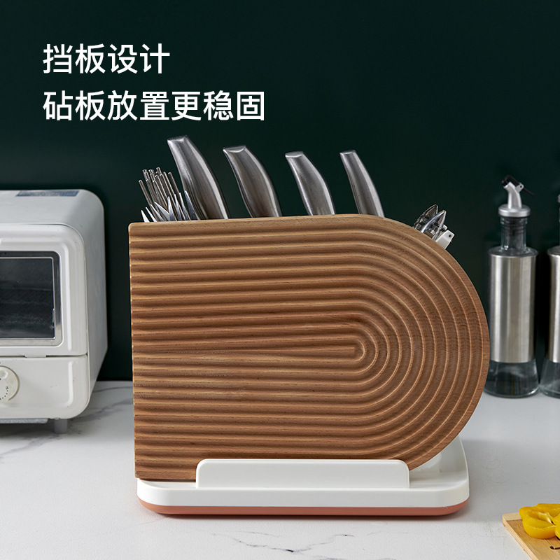 X49-1688 New kitchen storage rack, multi-functional storage rack for chopsticks, knives, forks, kitchen knives, chopping boards and sharpeners pic 2