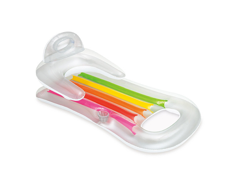 intex 58802 Armrest and backrest luxury lounge chair, adult water inflatable toy, summer water play and swimming equipment pic 6