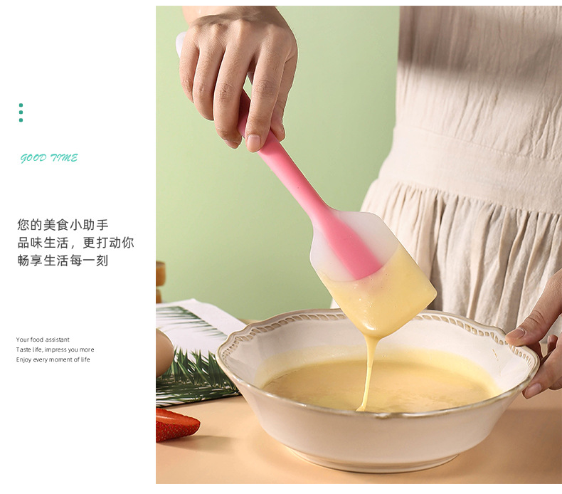 All-in-one semi-transparent silicone baking tool, cake spatula, cream spatula, large size pic 11