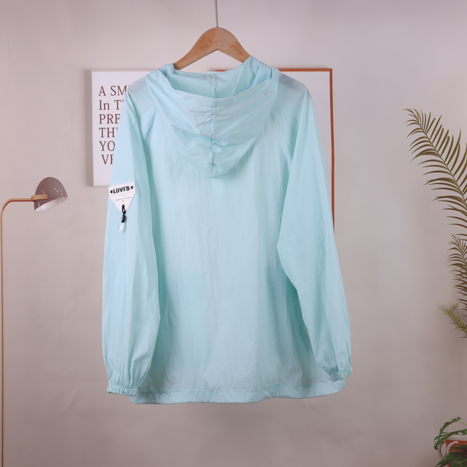 English large-sized short sun-protective clothing for girls, 2022 sun-protective clothing for girls, student uniform, Korean style thin loose mesh jacket pic 12
