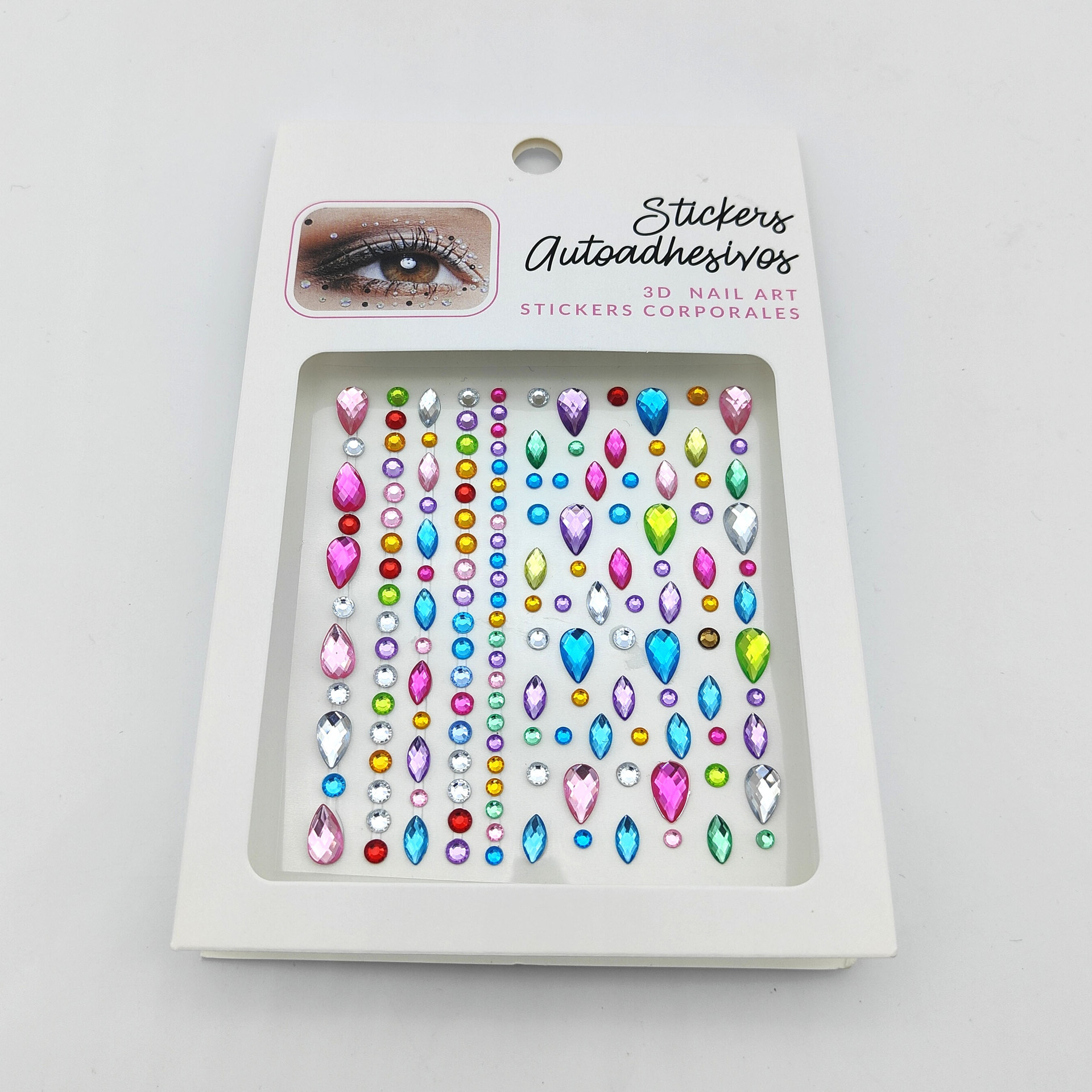 眼妆贴眼部钻贴面部装饰珍珠眼妆饰品儿童舞台水钻贴现货批发详情10