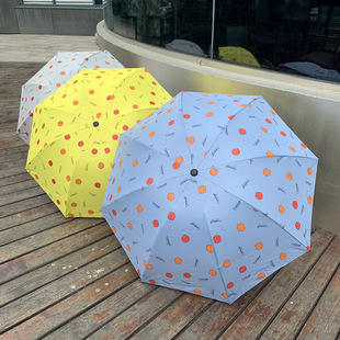五折黑胶遮阳伞夏天UV防嗮太阳伞迷你二两伞口袋伞MINI UMBRELLA详情4