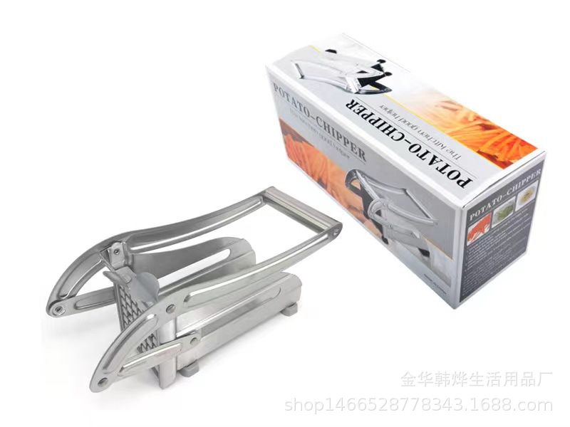 The best-selling cross-border kitchen household potato cutter, a stainless steel multi-functional potato and cucumber cutter, comes with a free staples pic 11