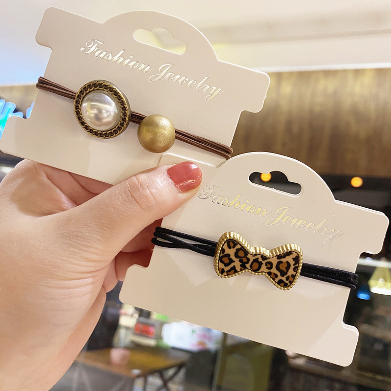 Trendy hair ties, hair accessories, rubber band hair bands, adult female students, Korean version, simple and cute rubber band hair ties, Instagram pic 4