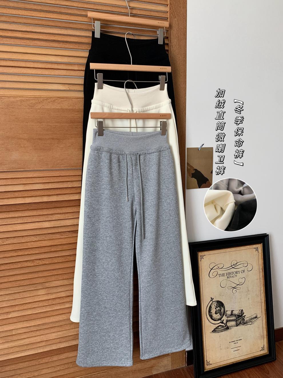 【 Winter Life-saving Pants 】 Fleece sweatpants for women, loose straight-leg wide-leg casual pants, 2024 pic 4
