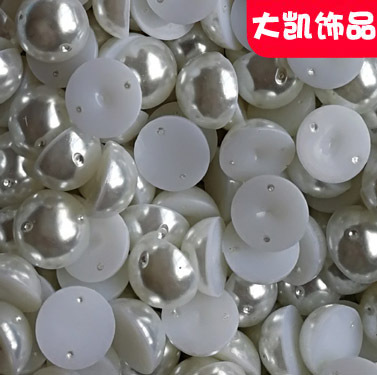 Factory wholesale half-sided five-pointed star high-brightness imitation pearl ABS material clothing, shoe tips, accessories and auxiliary materials, environmentally friendly pic 5