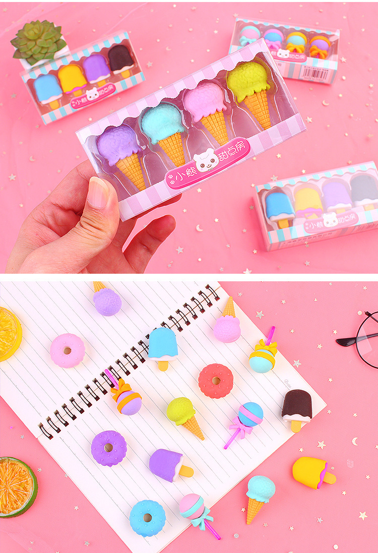Cartoon eraser, specially designed for primary school students, creative, traceless, cute and super adorable stationery, prizes and small gifts for kindergartens pic 5