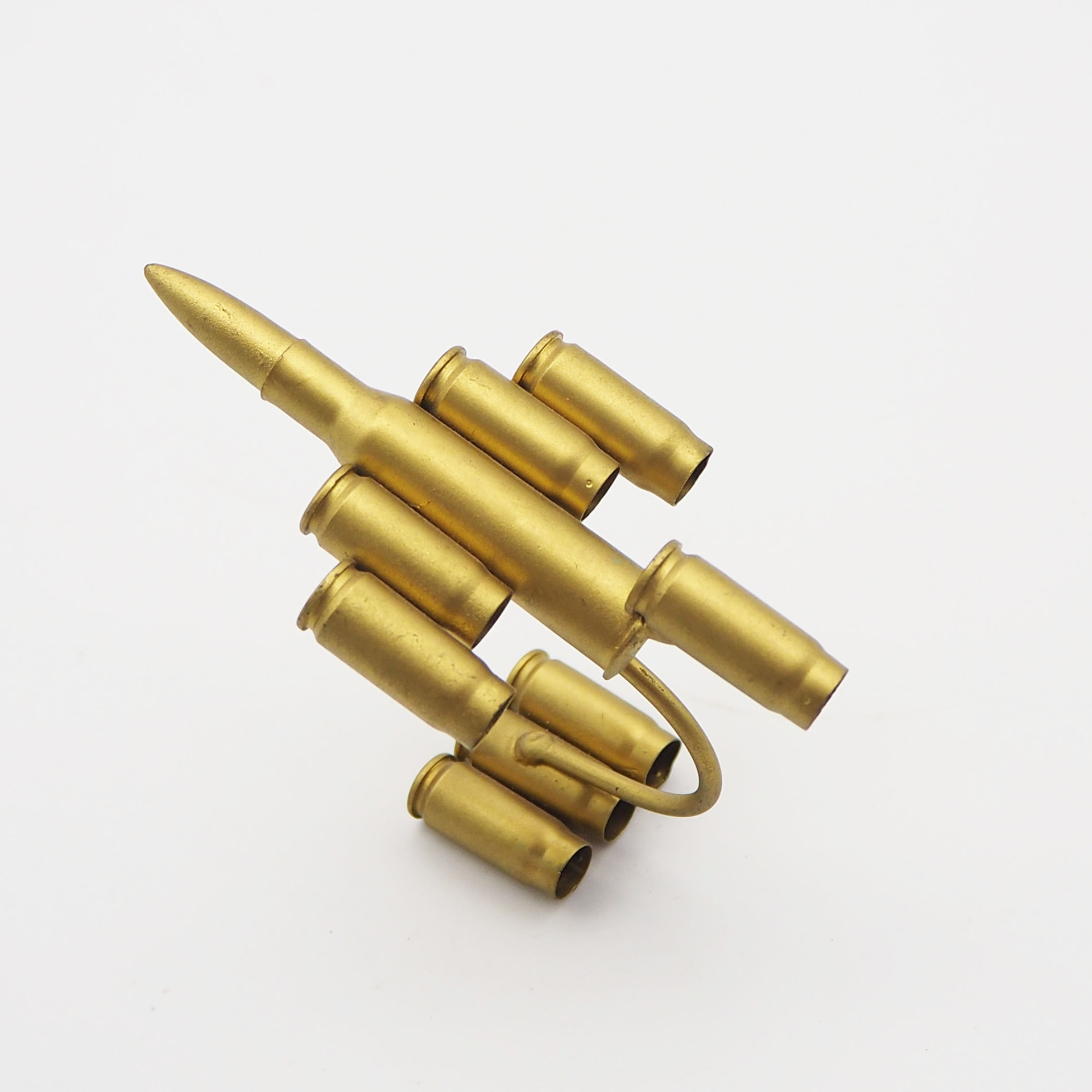 Wholesale of bullet case handicrafts, bullet case welding small aircraft, the smallest take-off small aircraft bullet case model ornaments pic 5
