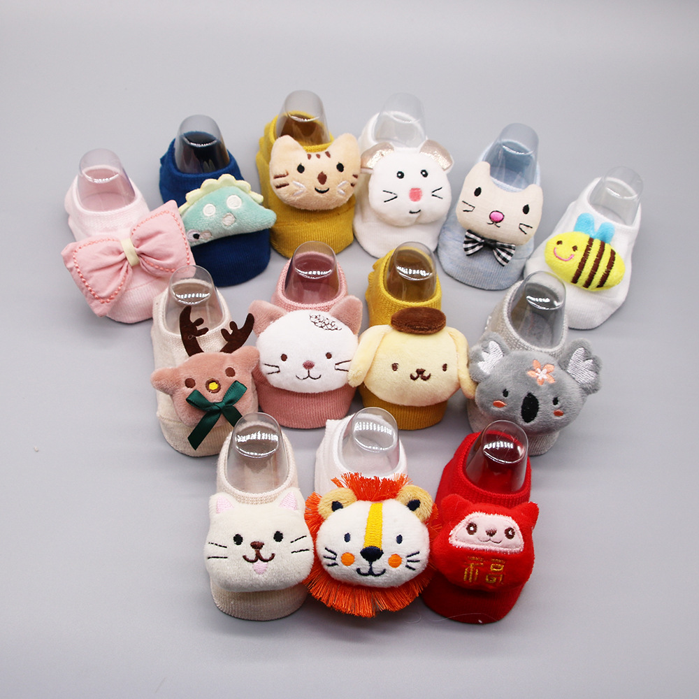 2021 nuevo calcetines de bebé recién nacido calcetines de dibujos animados calcetines de bebé para hombres y mujeres calcetines de barco cute ins calcetines para niños 0-1 pic 2