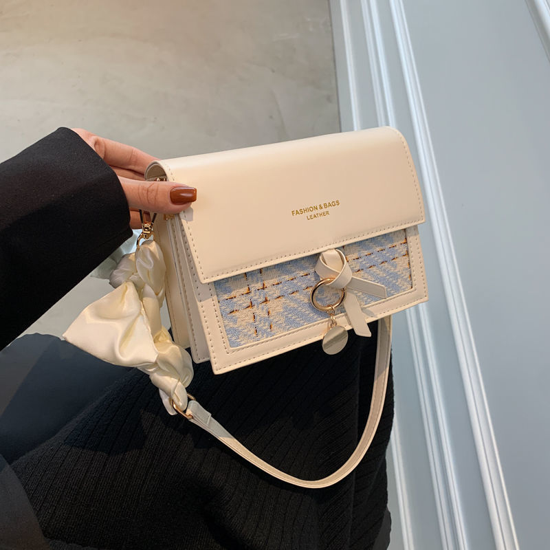 韩版时尚单肩包包女2024夏季新款洋气百搭小众ins链条包斜跨小包详情21