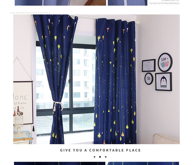 Curtains for shading, bedroom shading, privacy protection, dormitory shading, inss wind new style, heat insulation, rental room shading pic 23