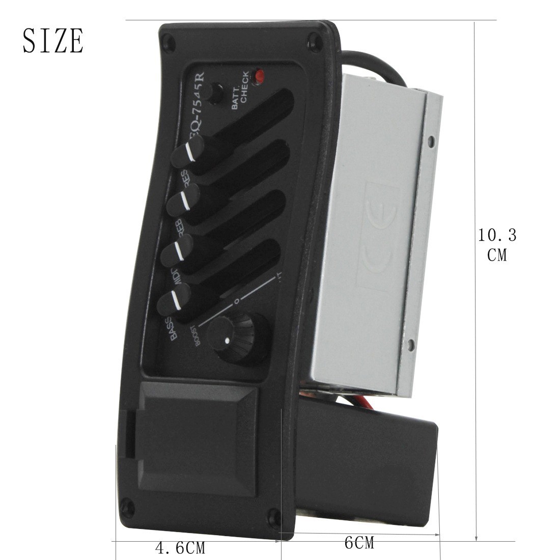 吉他四段均衡器EQ-7454拾音器古典民谣木吉他改装吉他拾音器批发详情2