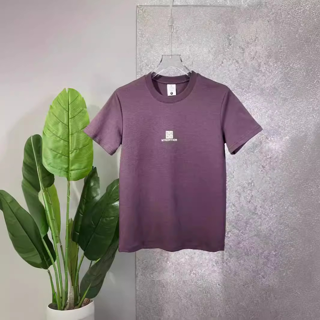 冰丝短袖t恤男士夏季薄款潮牌ins修身半袖男装痞帅体恤上衣服详情3
