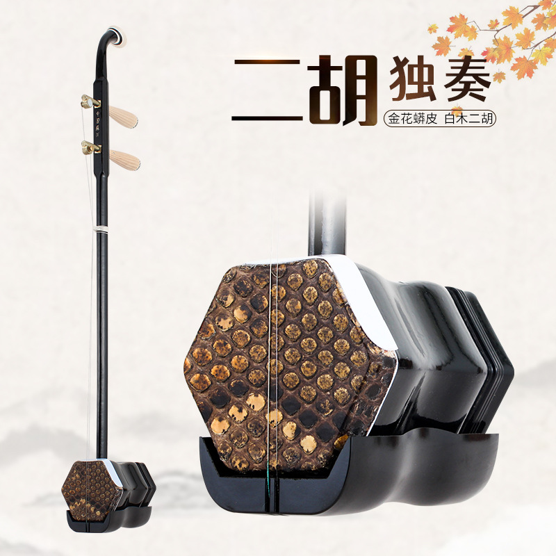 苏州二胡 官方正品初学者入门专业胡琴成人儿童民族乐器 灵岩二胡详情7