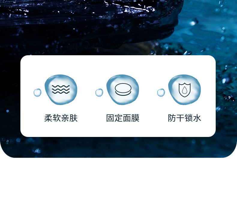 FaSoLa silicone mask cover, ear-hanging 3d anti-slip facial cold wet compress fixation assistant mask protective case pic 4