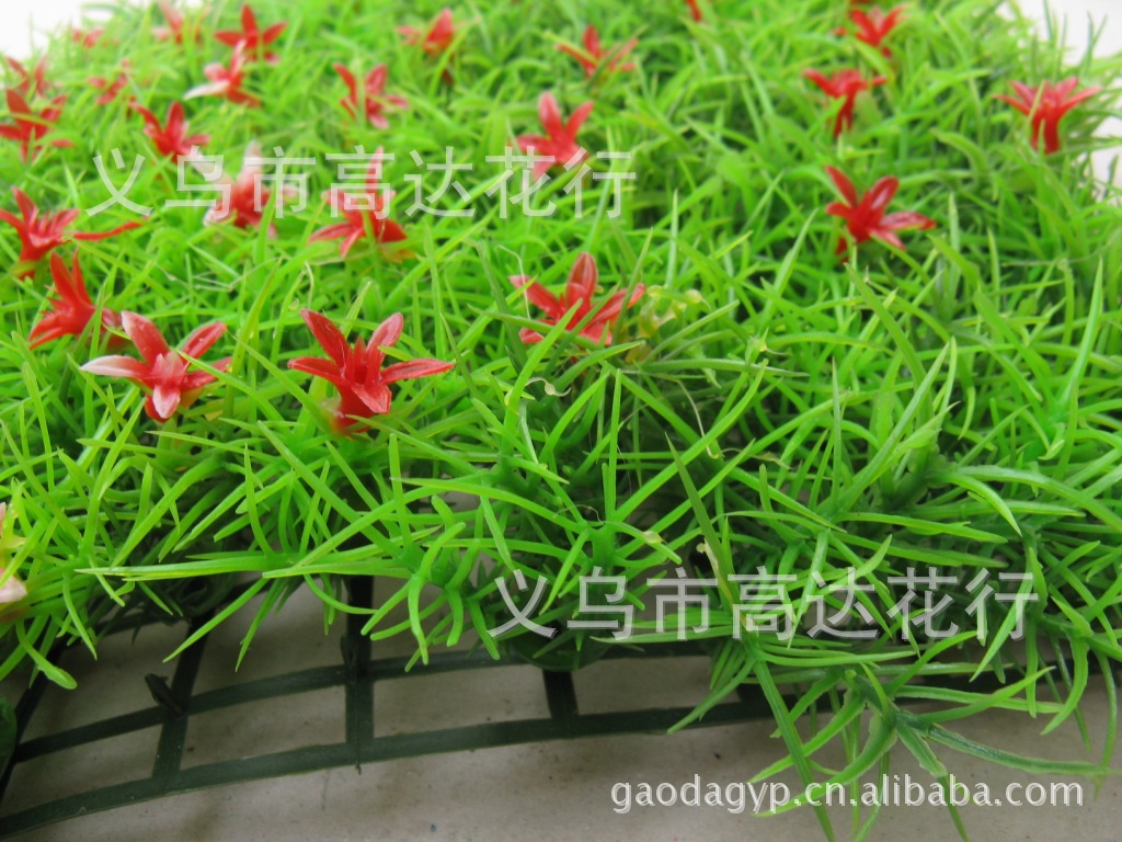 Plastic lawn, little star, little purple flower, water plant, plastic water plant, artificial money lawn, eucalyptus lawn pic 3