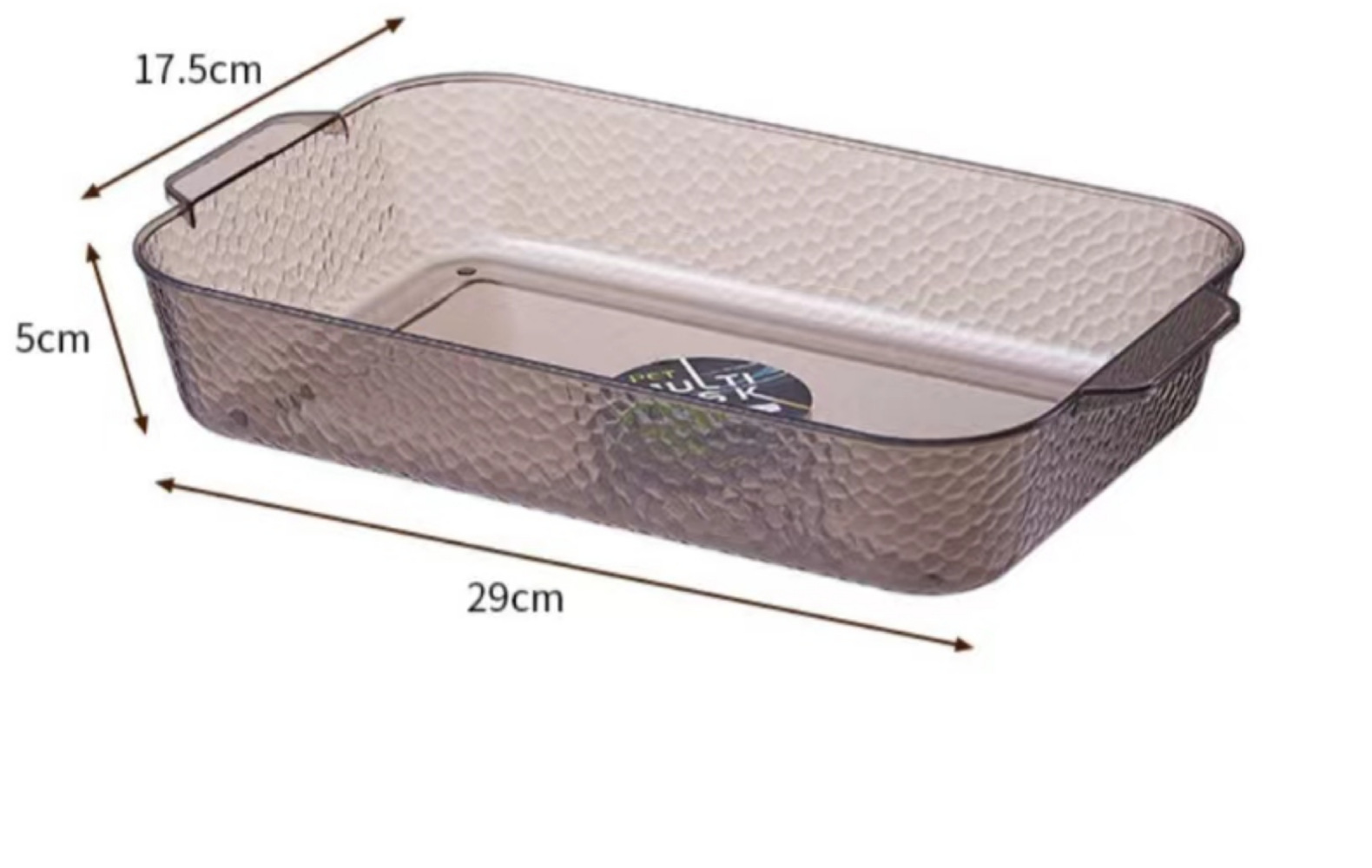 米粒风北欧风格 PET盘子 家用水果透明盘子 颜色 款式齐全详情13