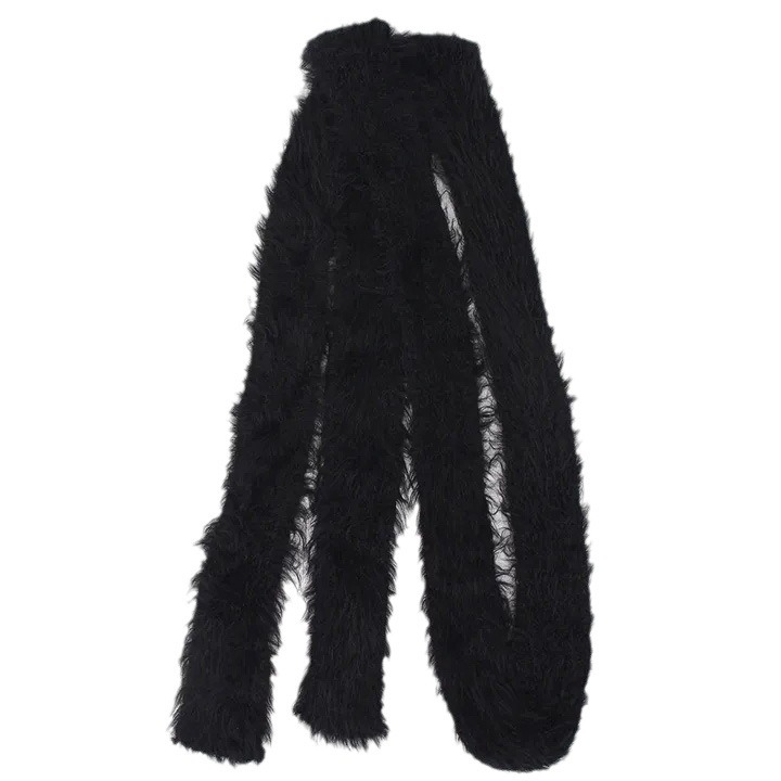 韩国精品网红春季新款纯色仿貂毛性感针织围巾时尚装饰时尚百搭详情11