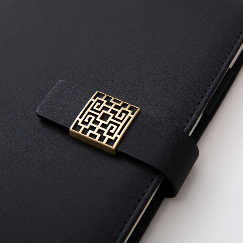 A set of four pieces of notebook bookmarks and book buckles in the style of a college, featuring ancient bronze window latticework and bookmarks, as well as a gift box set for note-taking and creative products pic 2