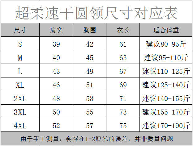夏季新款圆领短袖T恤 广告衫印字文化衫 速干工作服定制logo 外贸优质印字图T恤详情5