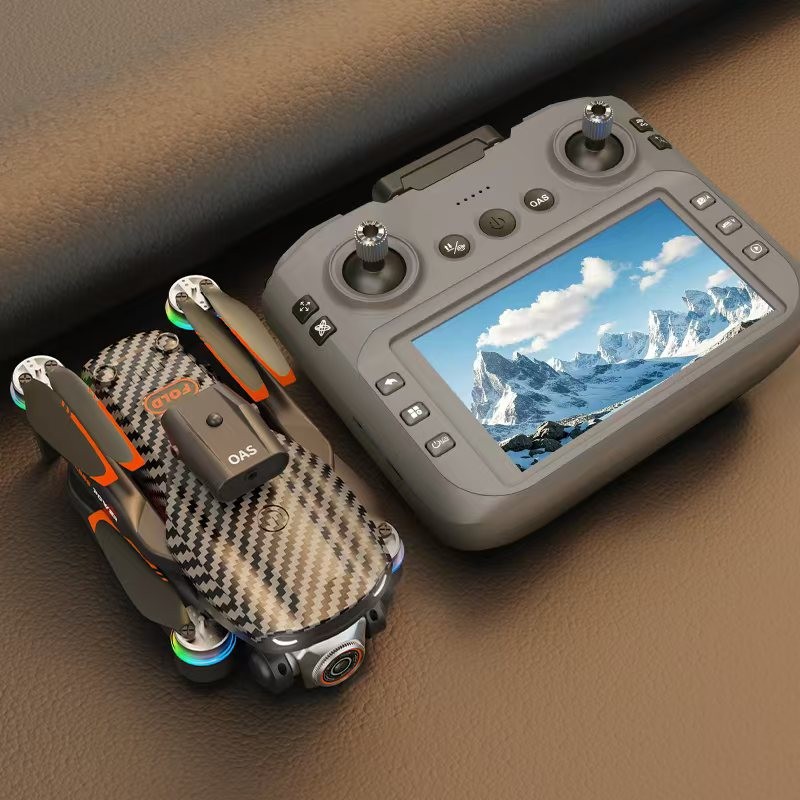 无刷新品 S9HP 4.5英寸大屏遥控智能避障高清航拍 详情2