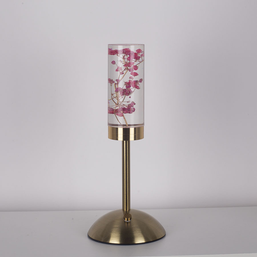 Nuevo immortalflower acrílico lámpara de mesa led creativo pequeña luz nocturna dormitorio lámpara de cabecera ambiente decoración pending crossover pic 22