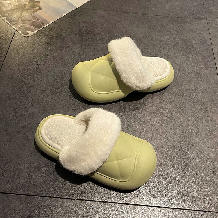 软底包头棉拖鞋女外穿2023年秋季新款踩屎感厚底可爱保暖拖鞋批发详情18