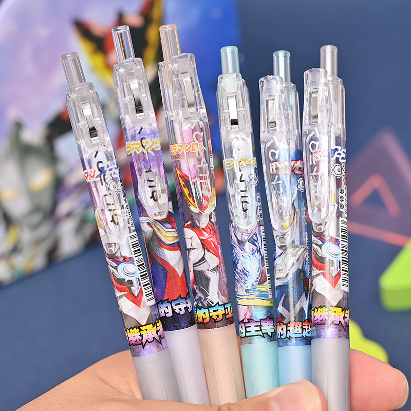Nuevo anime pulsar pluma neutral al por mayor lindo dibujos animados douro continental prensa pen fabricantes directamente suministro de papelería pen pic 32