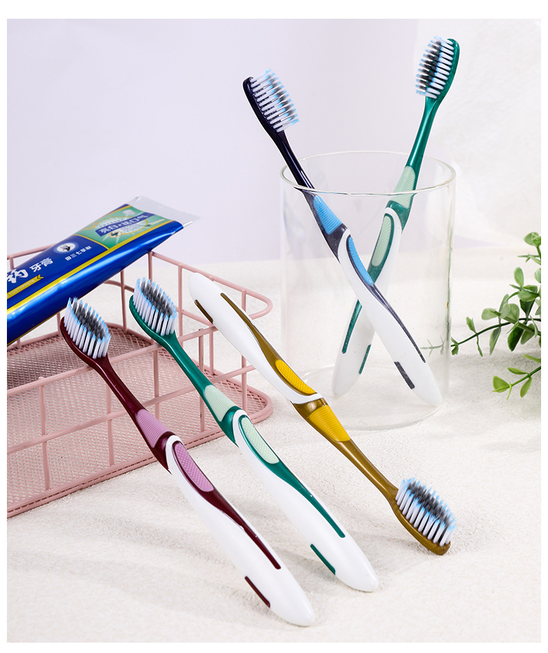 Wholesale of 789 high-quality adult soft-bristled toothbrushes in full English packaging, specially designed for export pic 18