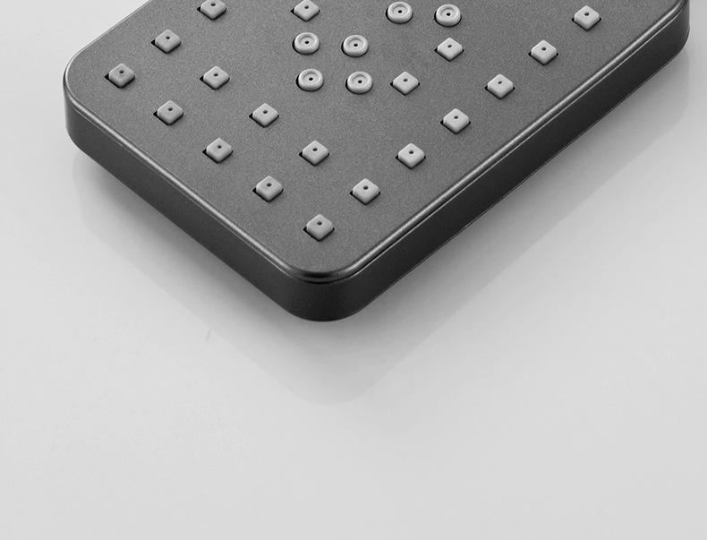 Constant-temperature shower head set, gun gray, household wall-mounted bathroom, rain shower bathroom, pressurized full shower faucet, copper pic 56