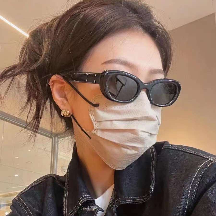 墨镜gm女士复古小框太阳眼镜 猫眼太阳镜墨镜 防紫外线sunglasses详情1