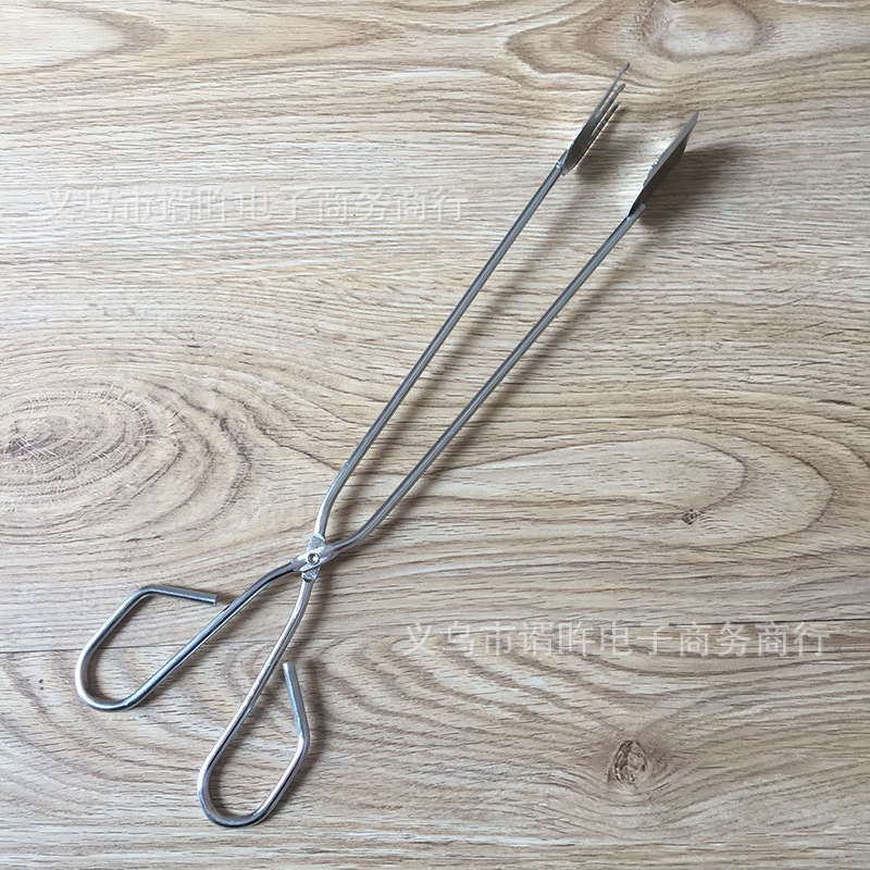 厂家 31#食物夹 烧烤食品夹 牛扒烤肉夹 碳夹 面包夹详情5