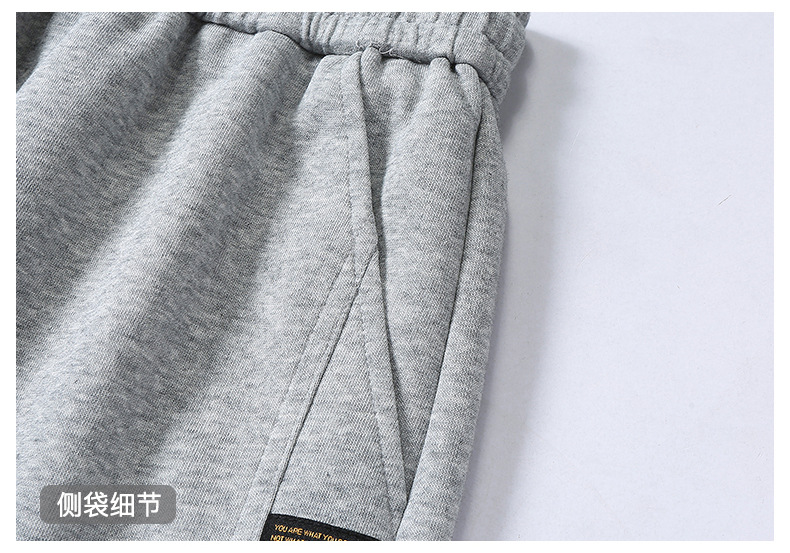 短裤男款夏季纯棉300g沙滩五分裤2023宽松潮流休闲运动裤篮球裤子详情35