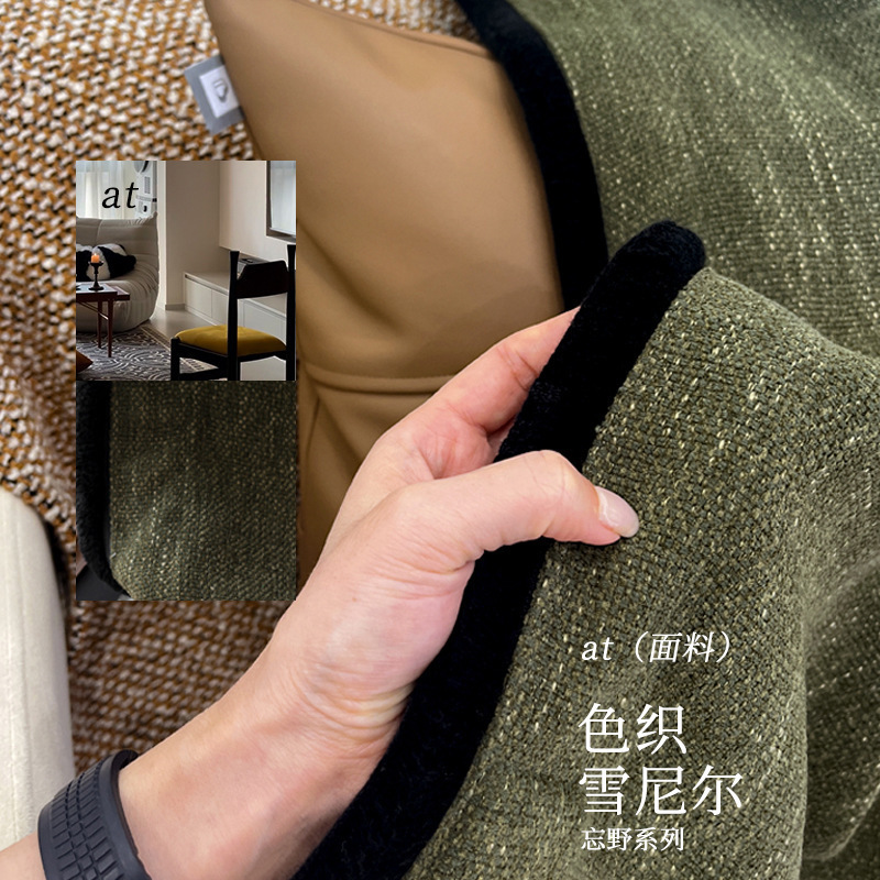 繁花黑金全遮光2024新款窗帘布雪尼尔高遮光客厅高级感挂钩式卧室详情7