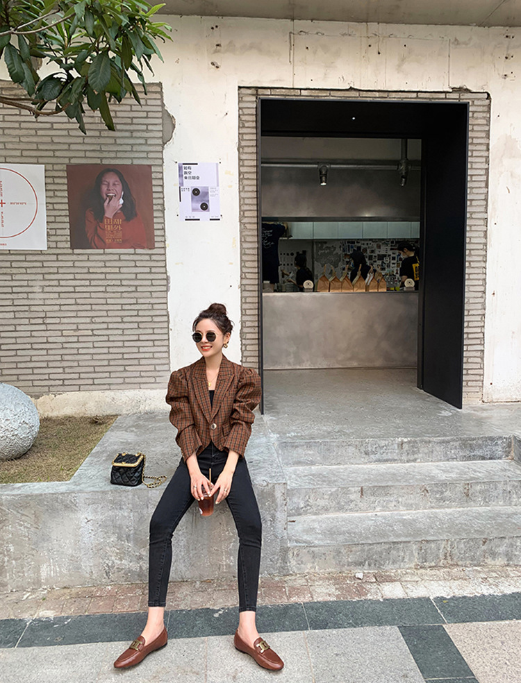 葡萄妈同款厚底乐福鞋女春秋鞋子复古小皮鞋英伦风女鞋夏季详情39