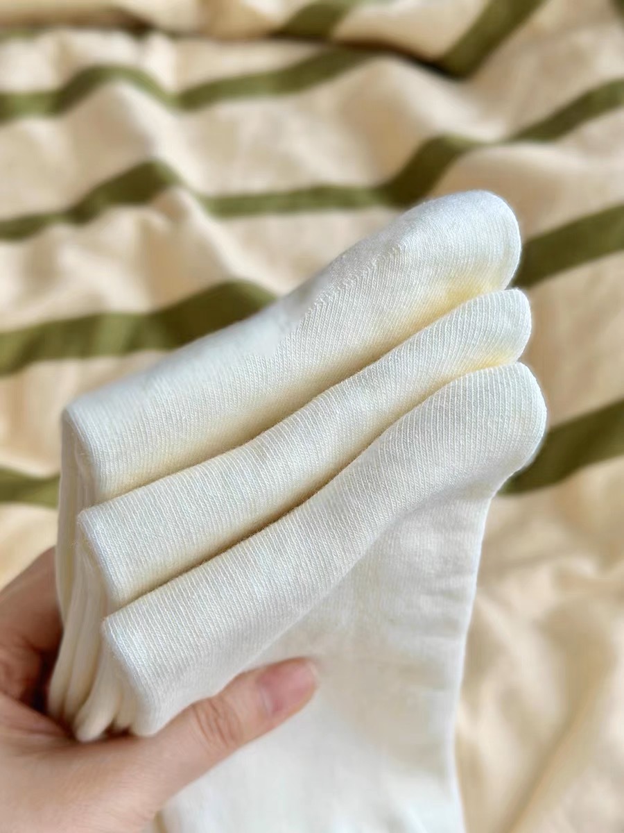 Calcetines blancos heap heap calcetines para mujeres medias de algodón ins calcetines de maré de luna calcetines para adultos mayores calcetines solteros de manga japonesa calcetines deshuesados pic 3