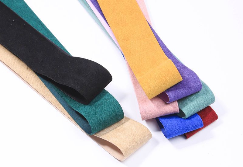 Single-sided solid-color Chenille webbed DIY bow hair accessory, pet chest lead, floral shoes, floral top hat, deerskin strap pic 5