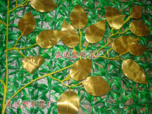 仿真豆花花枝豆花叶子 仿真榕树叶 仿真树叶金色榕树叶仿真紫藤枝详情16