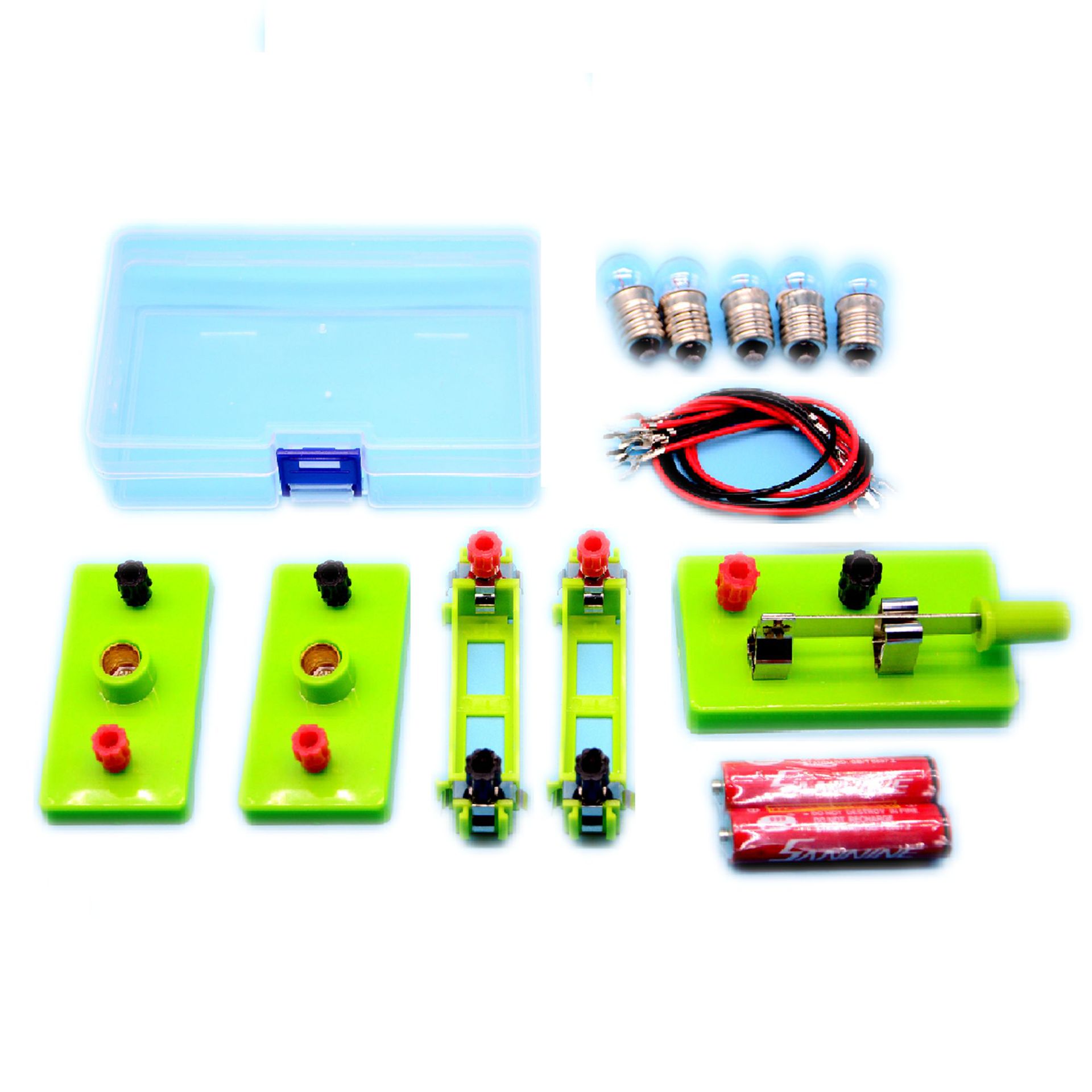 DIY simple physics circuit science Experiment Series and parallel connection set series Manual material manufacturer pic 9