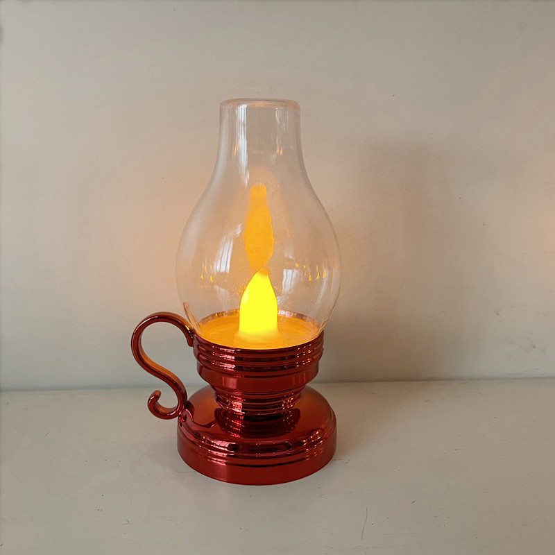 New single-wax small oil lamps, small horse lamps, wind lamps, decorative handicrafts and ornaments pic 6