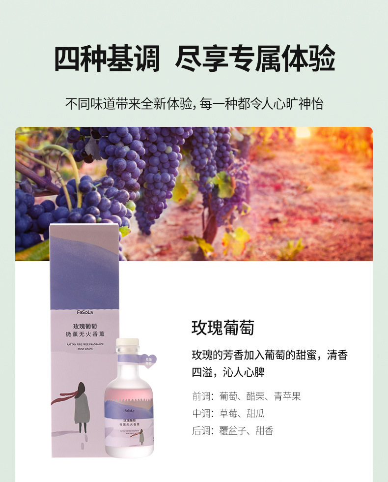 FaSoLa aromatherapy is a long-lasting indoor diffuser for home use. It keeps the air fresh in the bedroom, eliminates odors, prevents fragrance, and is non-flammable pic 11