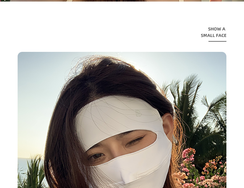 全脸防晒面罩夏季百搭防紫外线透气遮阳防晒口罩原纱冰丝脸基尼详情22
