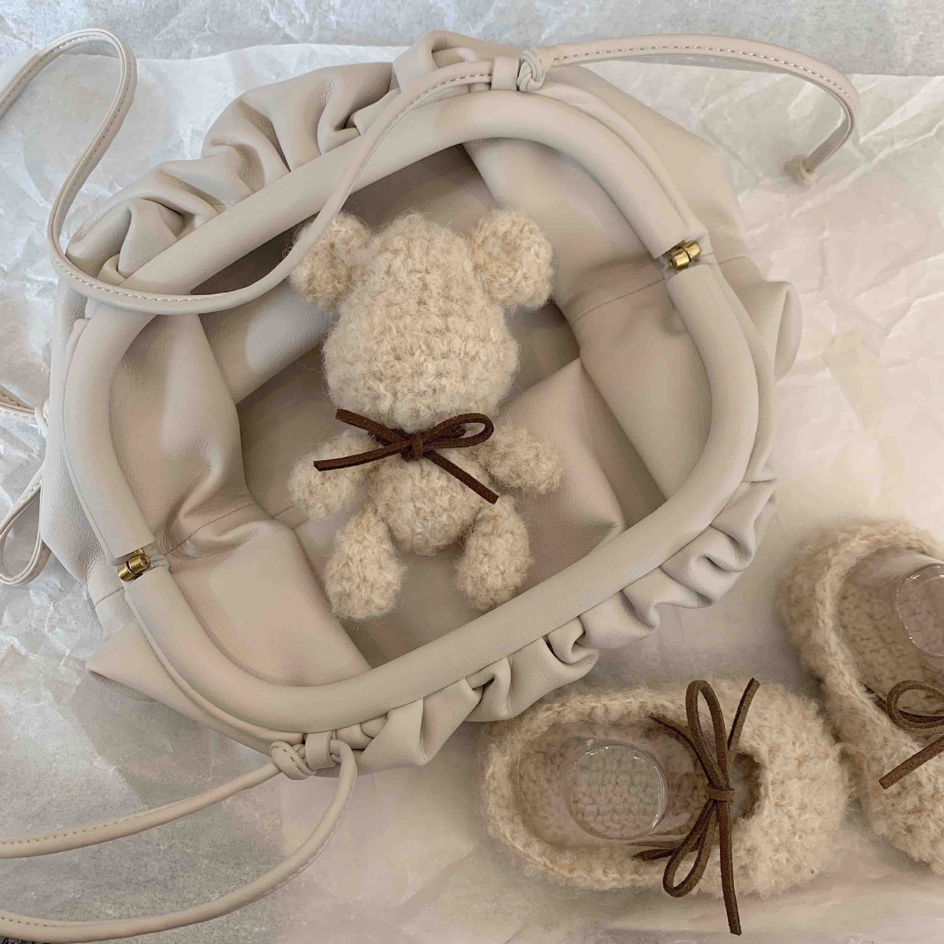 羊毛圈圈线 手工编织diy手指圈圈线玩偶头发线 织围巾帽子特色线详情31