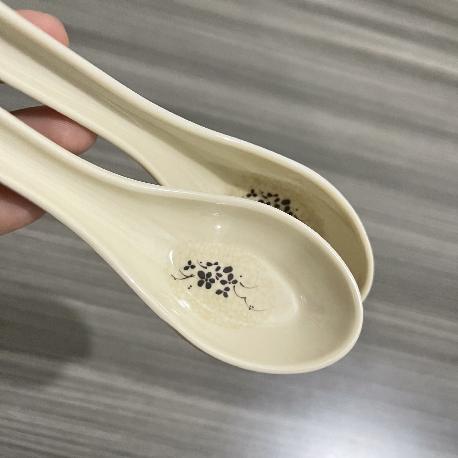 125 lotus flower spoon, Melamine spoon, long-handled spoon with hook, flat-bottomed spoon, spicy hot pot spoon, soup spoon, spoon, one yuan supply pic 2