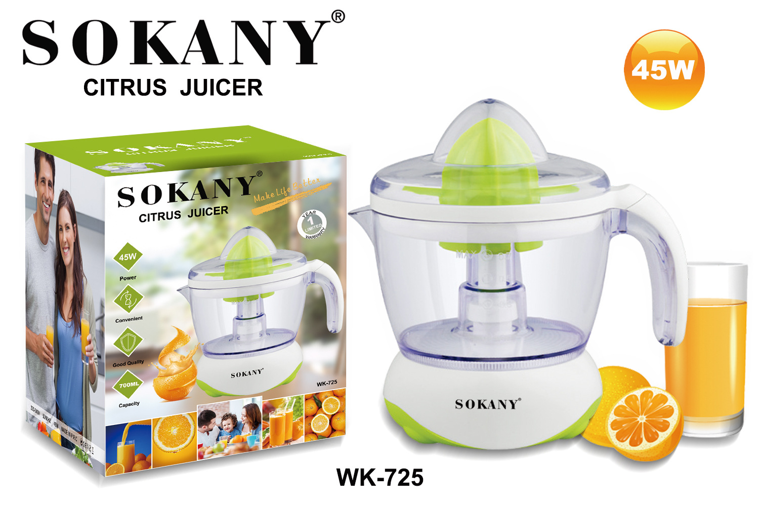 International sokney -725 использует портативную электромобиль для выжатия апельсинового сока, апельсиновый лимонад-автомат amazon pic 10