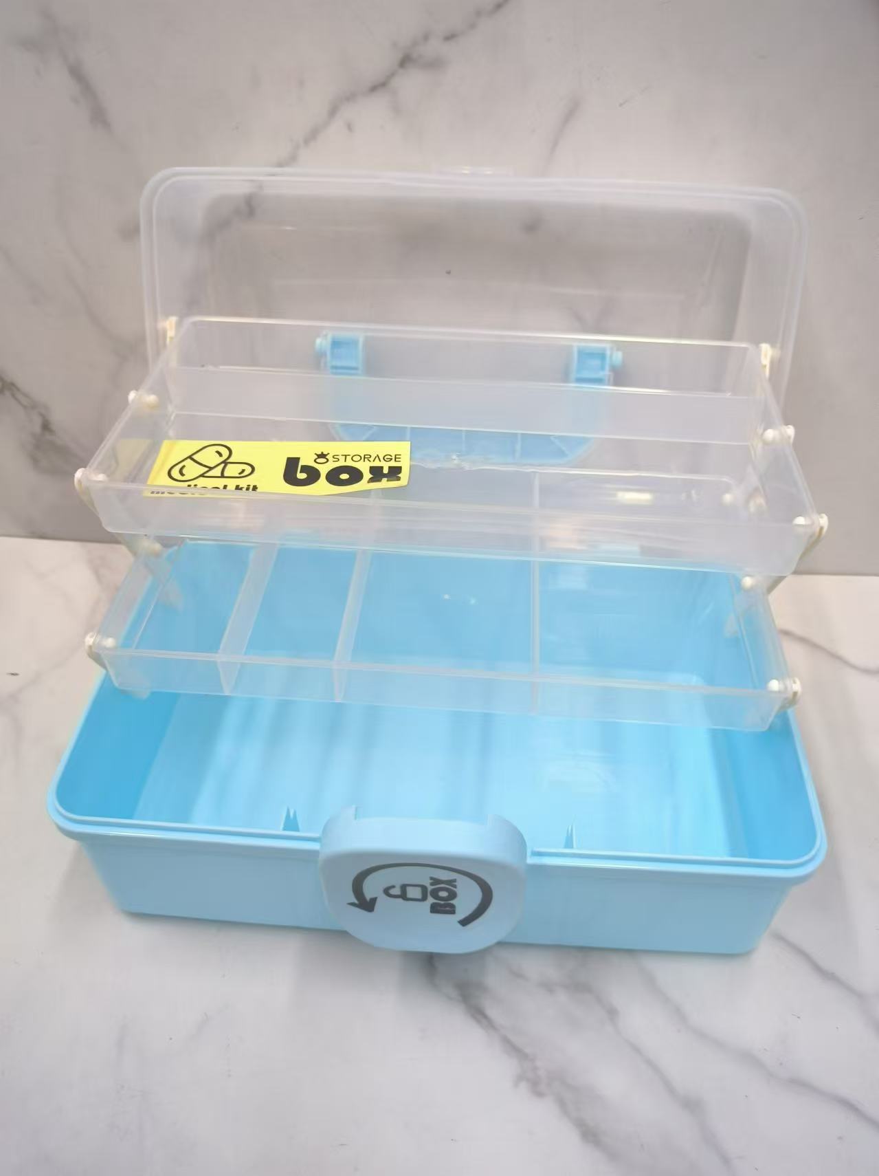 New family medicine box, large-capacity home medicine storage box, health and medical emergency large first aid pic 4