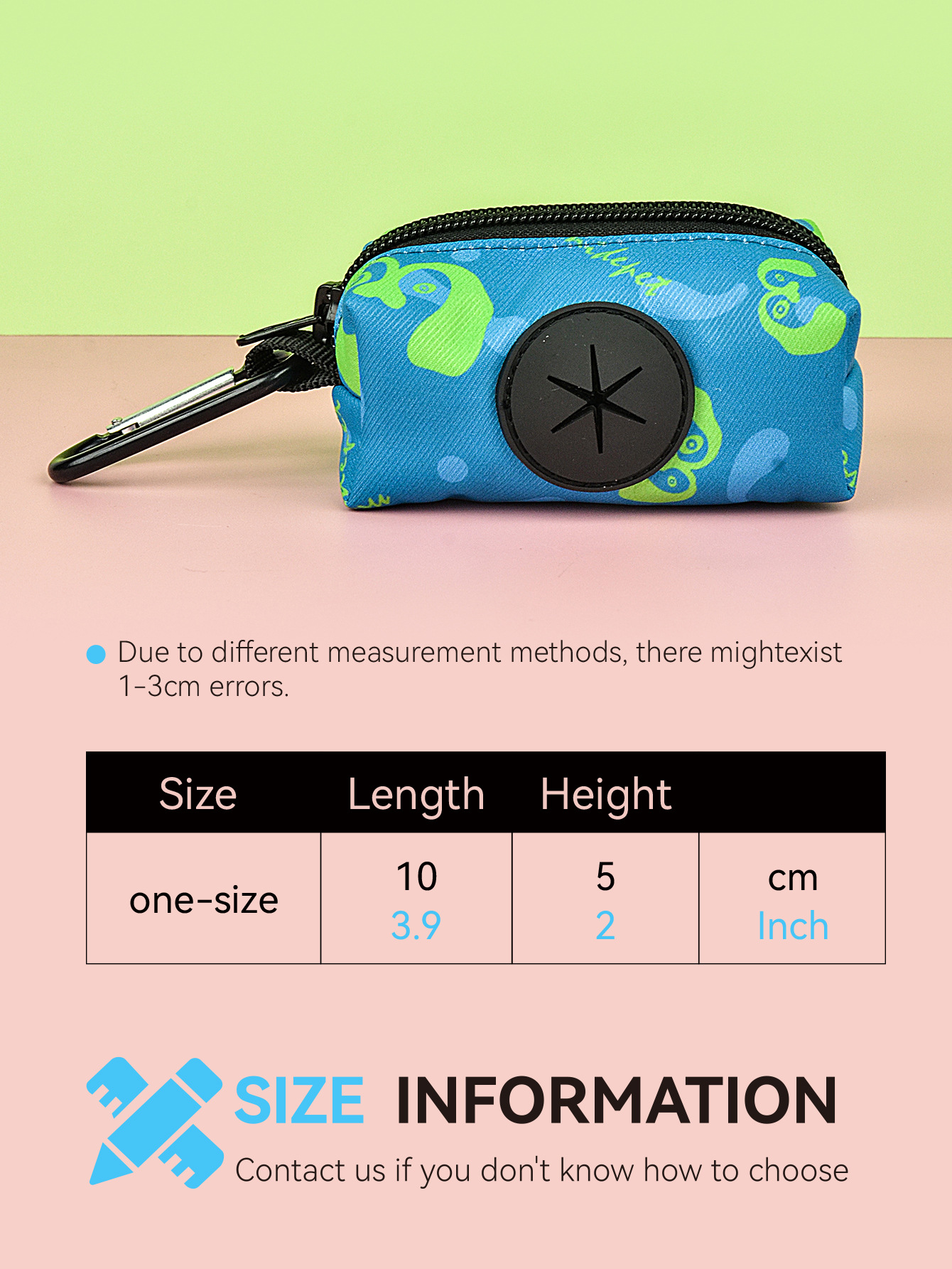 Maidi Cross-border New products: Simple blue pet cat and dog travel garbage bags, storage bags, and dog poop bags pic 5