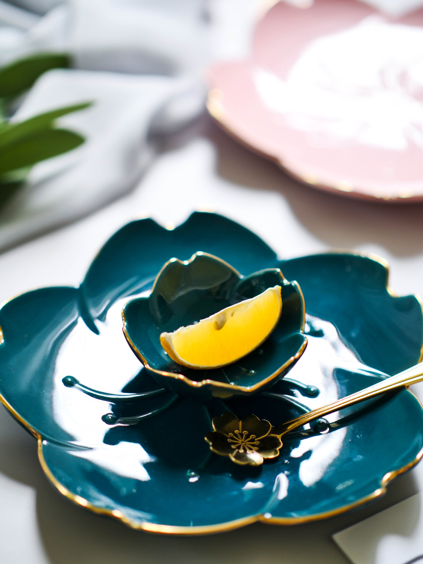 Sakura Japanese Golden Edge sauce plate, ceramic tableware, restaurant and hotel home soy sauce and vinegar plate, Japanese cuisine seasoning plate pic 24
