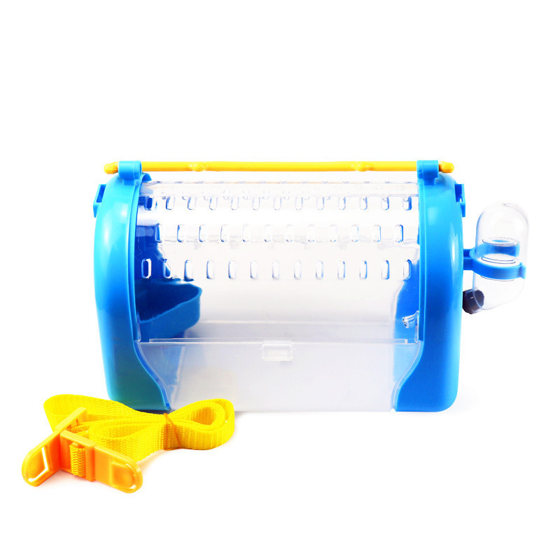 Pet takeout: Transparent, breathable, large-space, small parrot birdcage, portable for going out, hand-held birdcage pet supplies pic 4